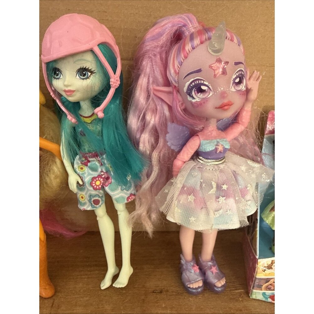5 Lot McD’s My Little Pony Disney Princess Monster High Magic Mixies Unicorn - Picture 3 of 16